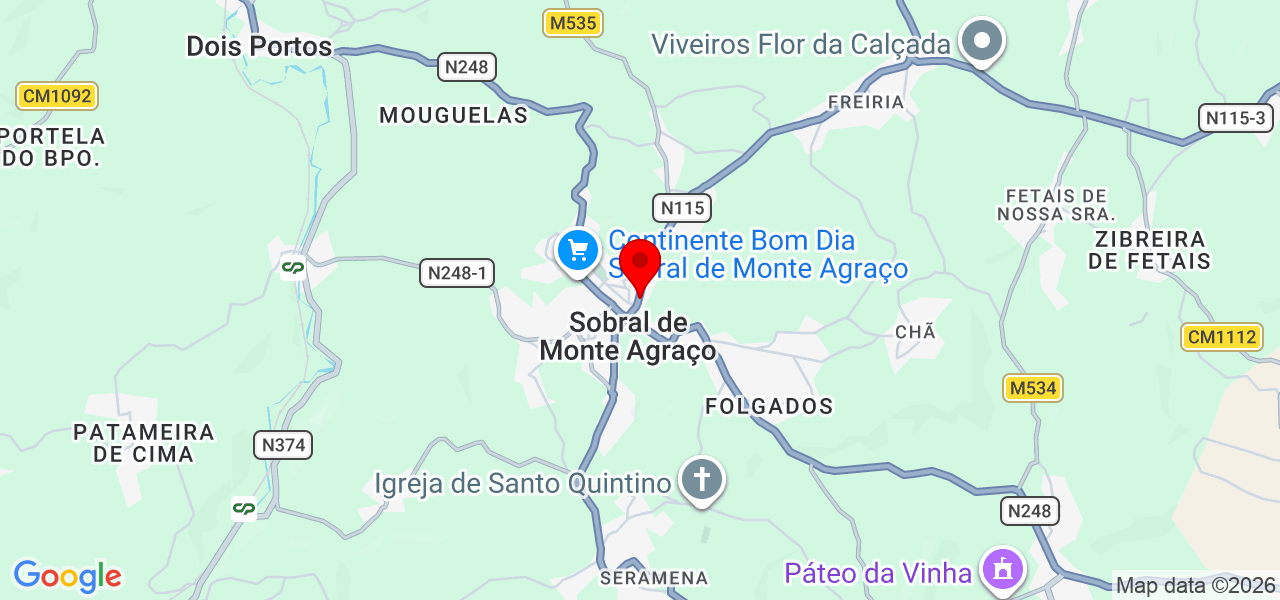 Ricardo André - Lisboa - Sobral de Monte Agraço - Mapa