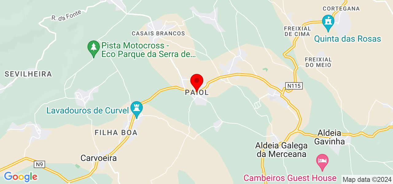 Edna dos Anjos - Lisboa - Alenquer - Map