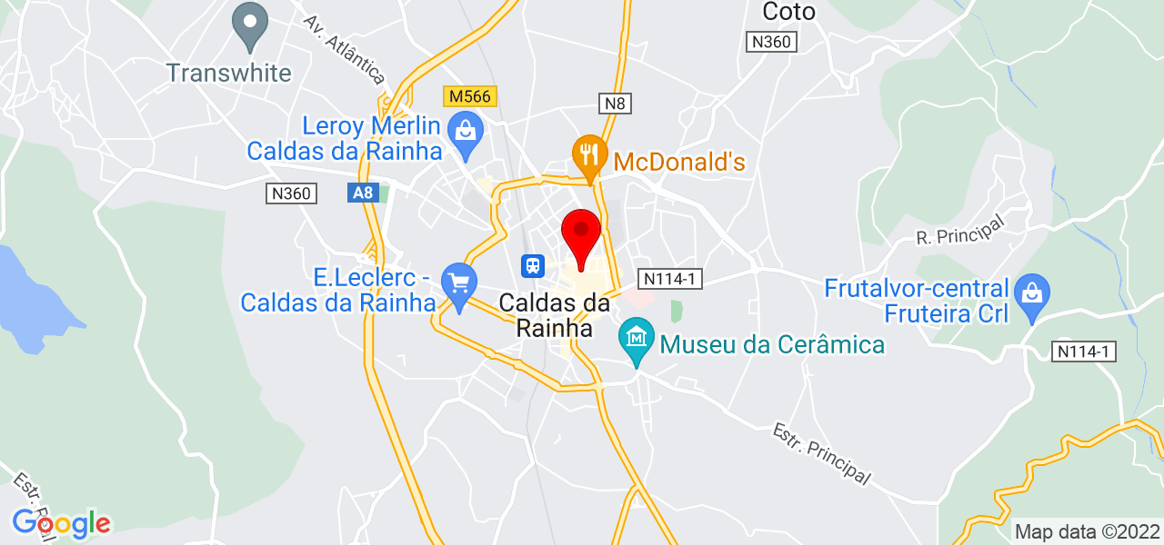 Pet &amp; house sitting - Leiria - Caldas da Rainha - Mapa