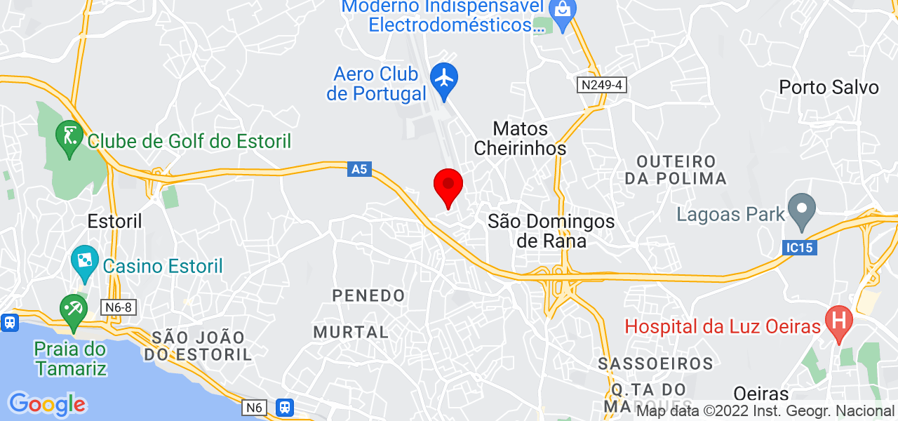 D&eacute;bora Monteiro - Lisboa - Cascais - Mapa