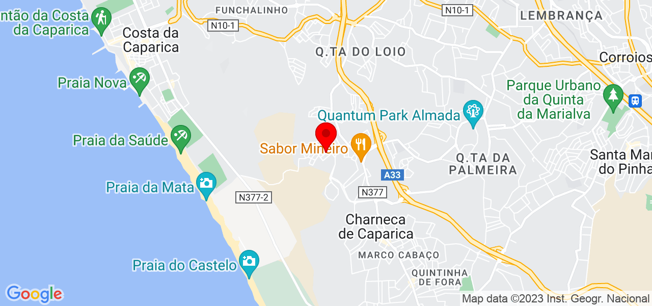 Ver&oacute;nica - Setúbal - Almada - Mapa