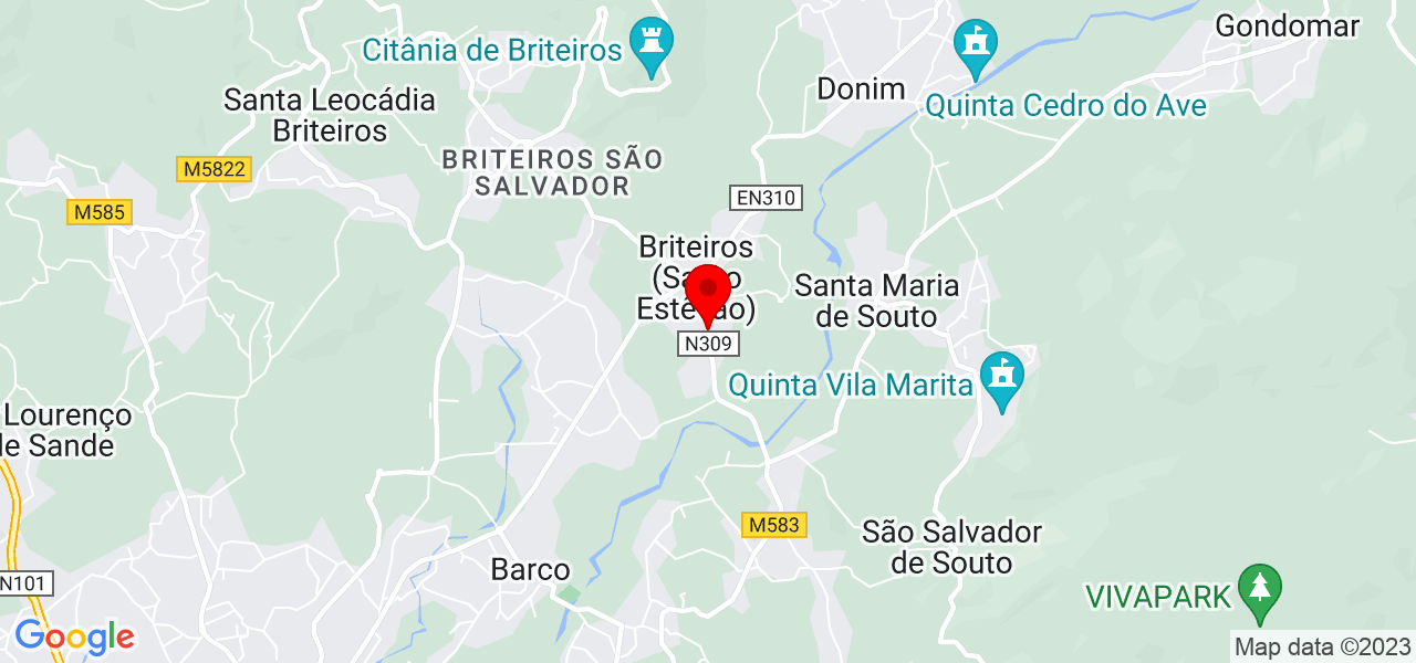 Jo&atilde;o Silva - Braga - Guimarães - Mapa