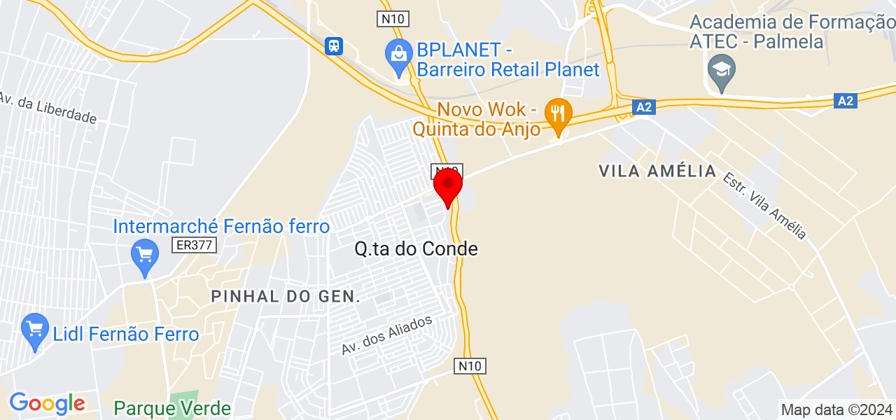 D&eacute;bora Perone - Setúbal - Sesimbra - Mapa