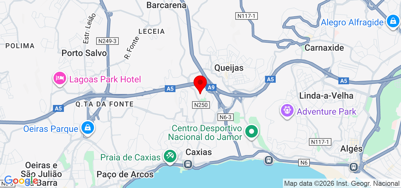 Rui Correia ENI - Lisboa - Oeiras - Mapa