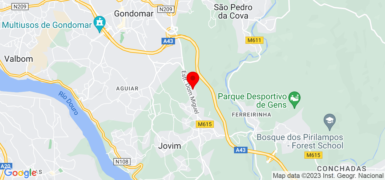 Ana Sousa - Porto - Gondomar - Mapa