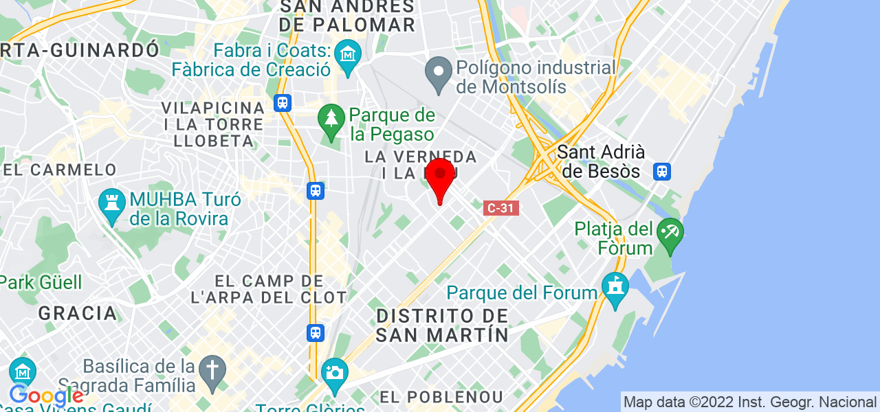 manitas en su hogar - Cataluña - Barcelona - Mapa