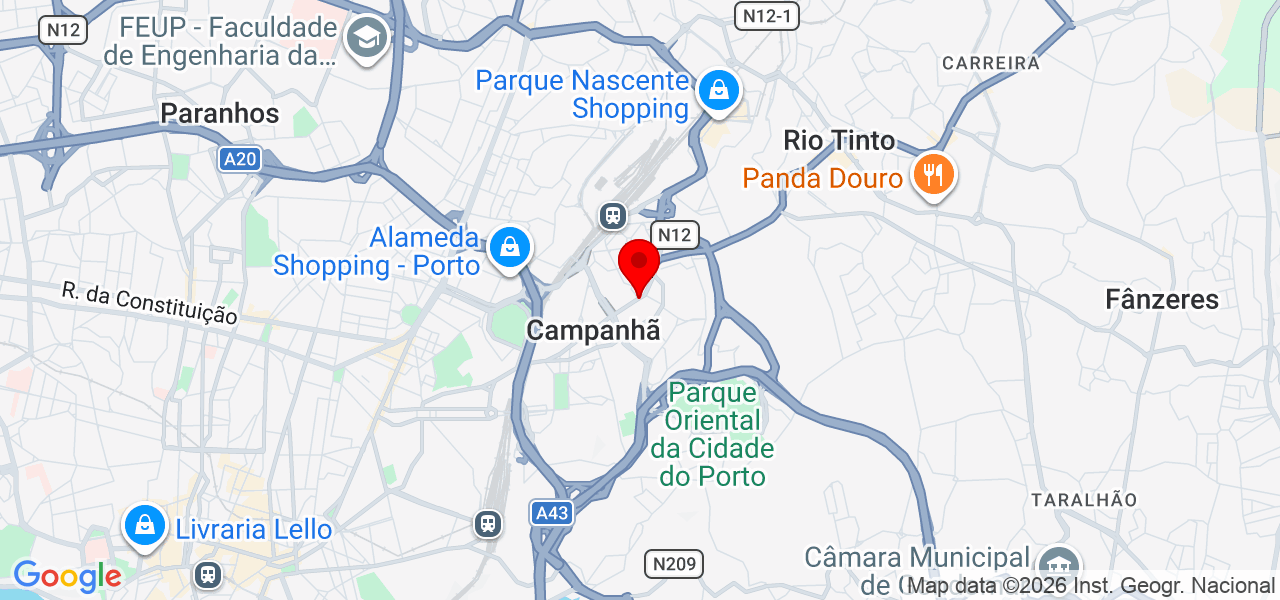 Hope Professional Cleaning and Services - Porto - Porto - Mapa