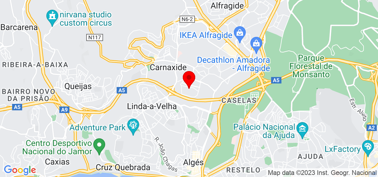 Matheus Lisboa - Lisboa - Oeiras - Mapa