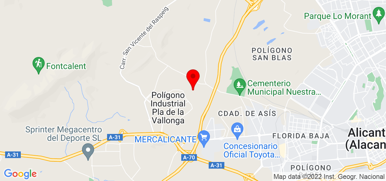 Carmen - Comunidad Valenciana - Alicante/Alacant - Mapa