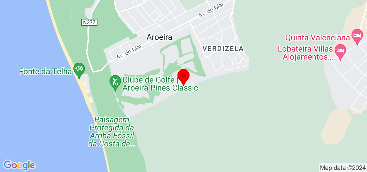 Tom do vale - Setúbal - Almada - Mapa