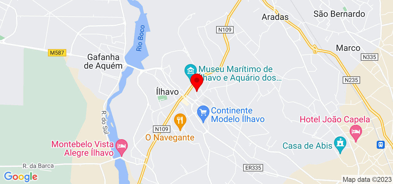 Lu&iacute;s Gomes - Aveiro - Ílhavo - Mapa