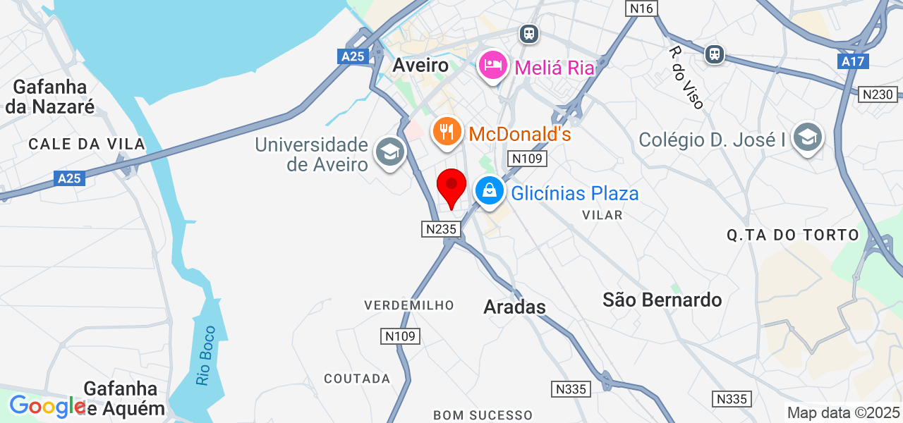 TSST Aline Borges - Aveiro - Aveiro - Mapa