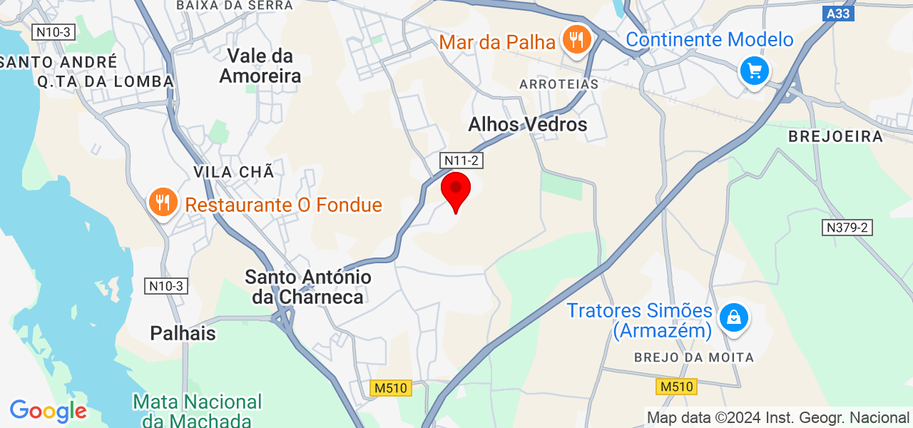 Raflooring - Setúbal - Moita - Karte