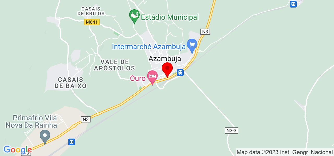 Naiara Oliveira - Lisboa - Azambuja - Map