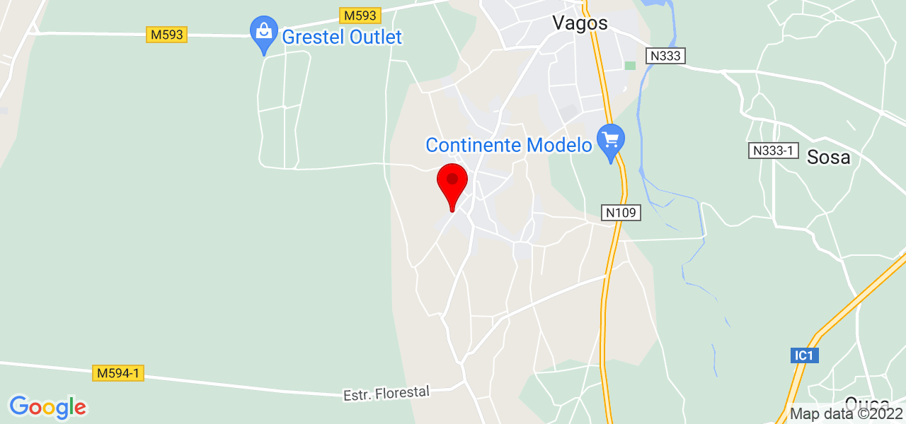 Cristiano ferreira - Aveiro - Vagos - Mapa