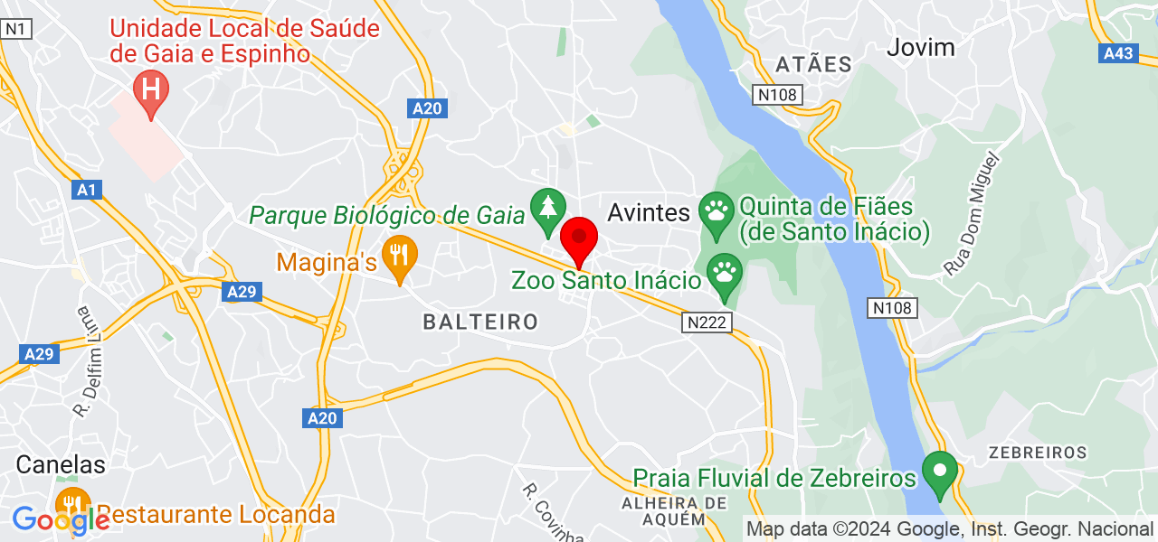 Assistente administrativo - Porto - Vila Nova de Gaia - Mapa