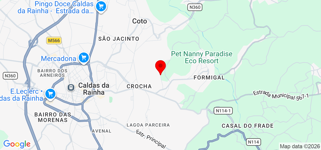 Wesley - Leiria - Caldas da Rainha - Karte