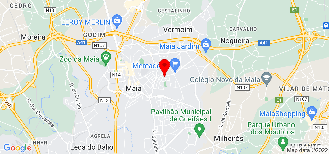 Gilson Lopes - Porto - Maia - Map