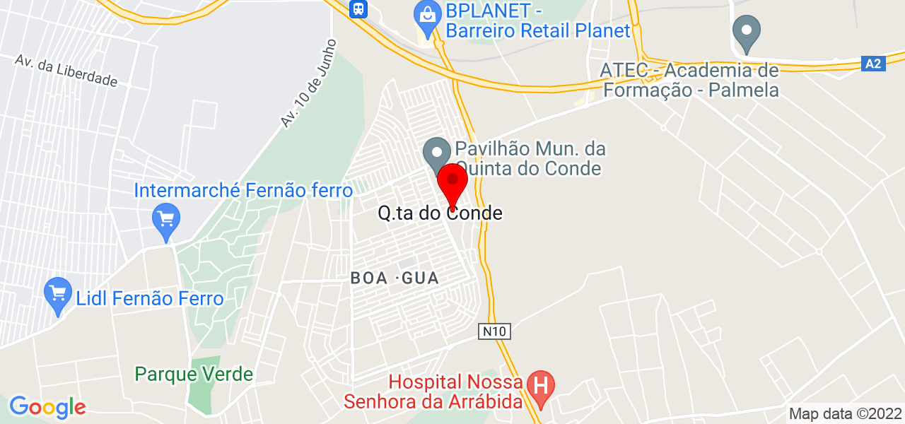 Gaby - Setúbal - Sesimbra - Mapa