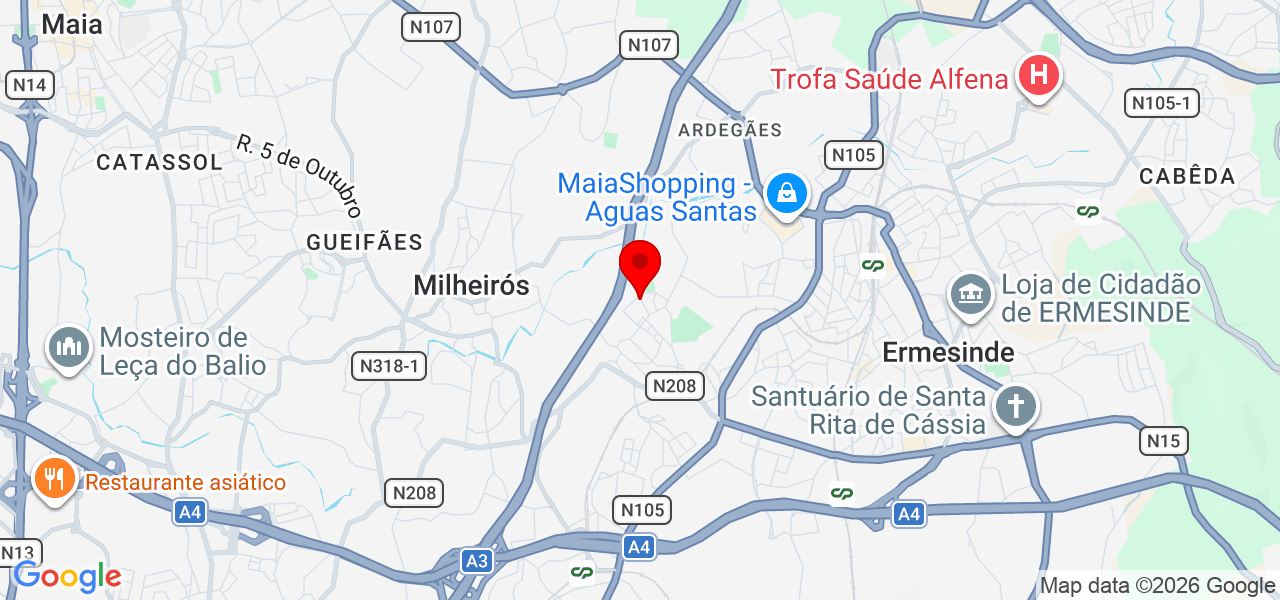 myInformática - Porto - Maia - Karte