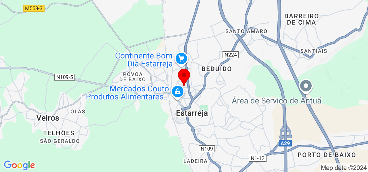 Rafa Pinturas - Aveiro - Estarreja - Mapa