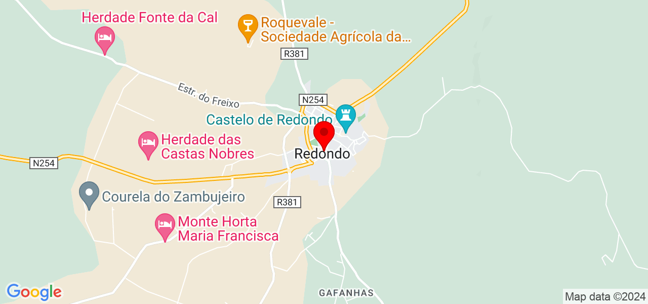 Frederico Avelae - Évora - Redondo - Mapa