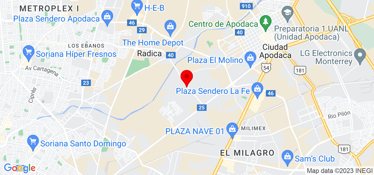 Hunters bulldog - Nuevo León - Apodaca - Mapa