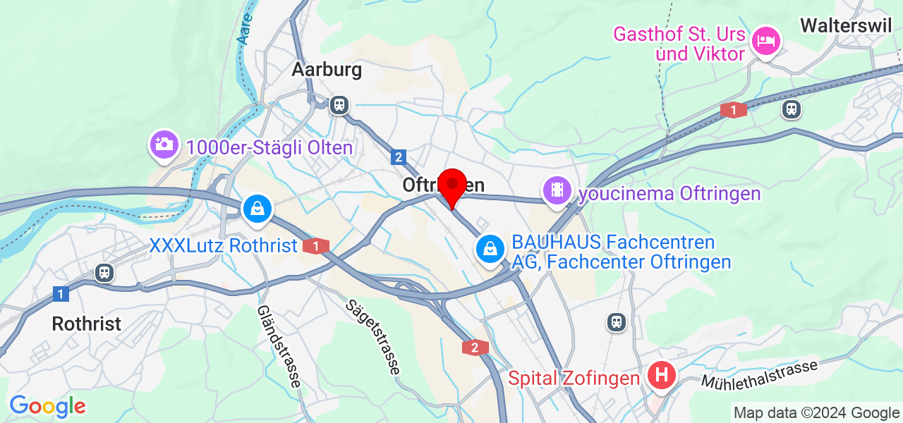 Adnan Ljubijankic - Aargau - Oftringen - Karte