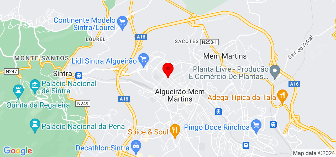 Jos&eacute; Ferreira - Lisboa - Sintra - Mapa