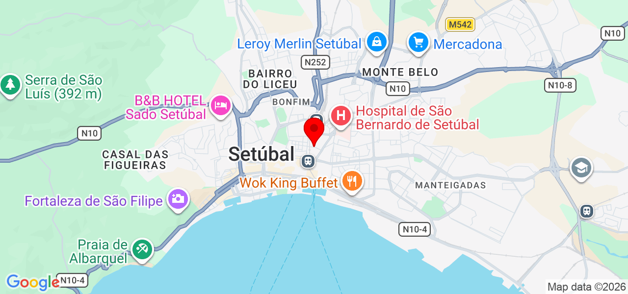 Márcio Justino Conceição - Setúbal - Setúbal - Mapa
