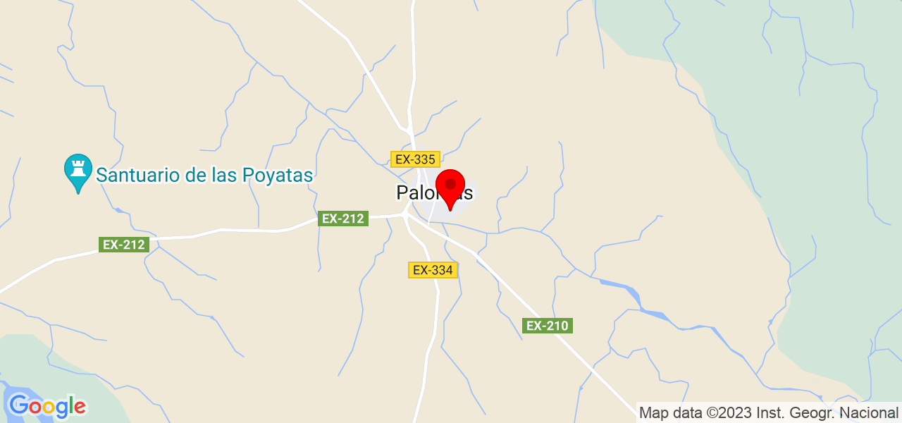 Emi - Extremadura - Palomas - Mapa