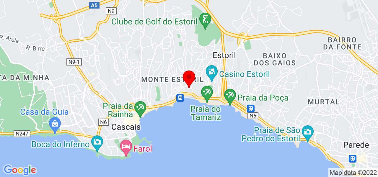 Let&iacute;cia Matos - Lisboa - Cascais - Mapa