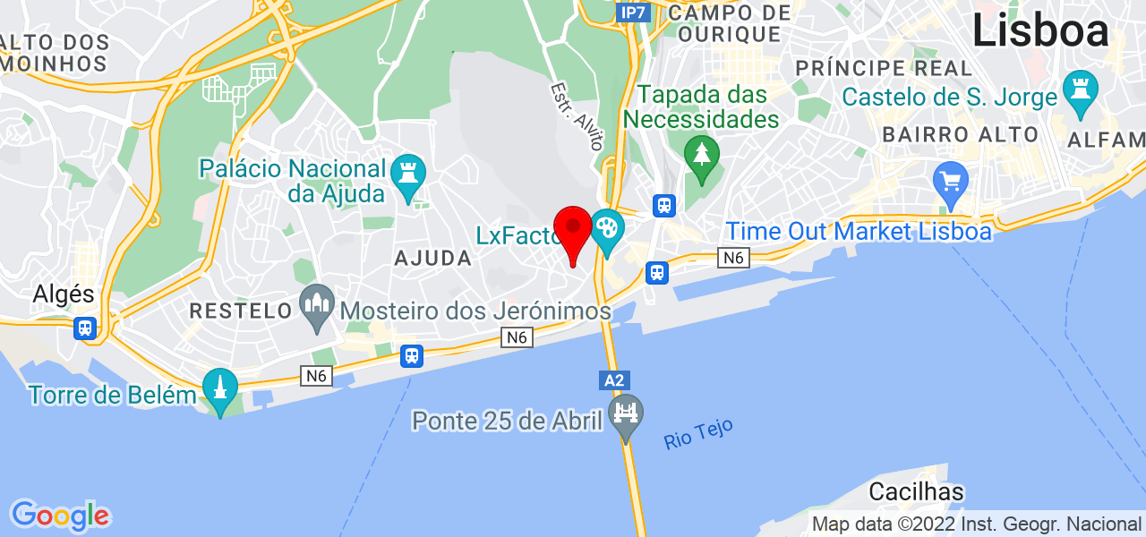 Mandarim em Portugal - Lisboa - Lisboa - Mapa