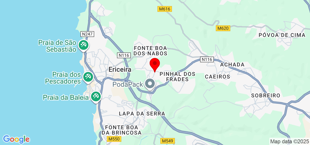 IRP Serviços. - Lisboa - Mafra - Karte