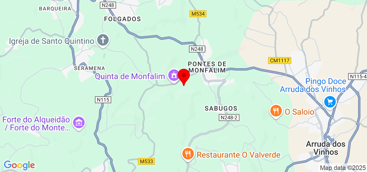 Leticia Spindola - Lisboa - Sobral de Monte Agraço - Mapa