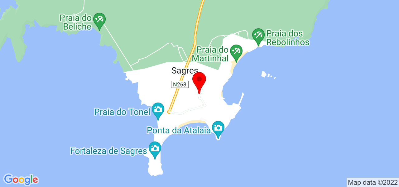 Denilson cabral - Faro - Vila do Bispo - Mapa