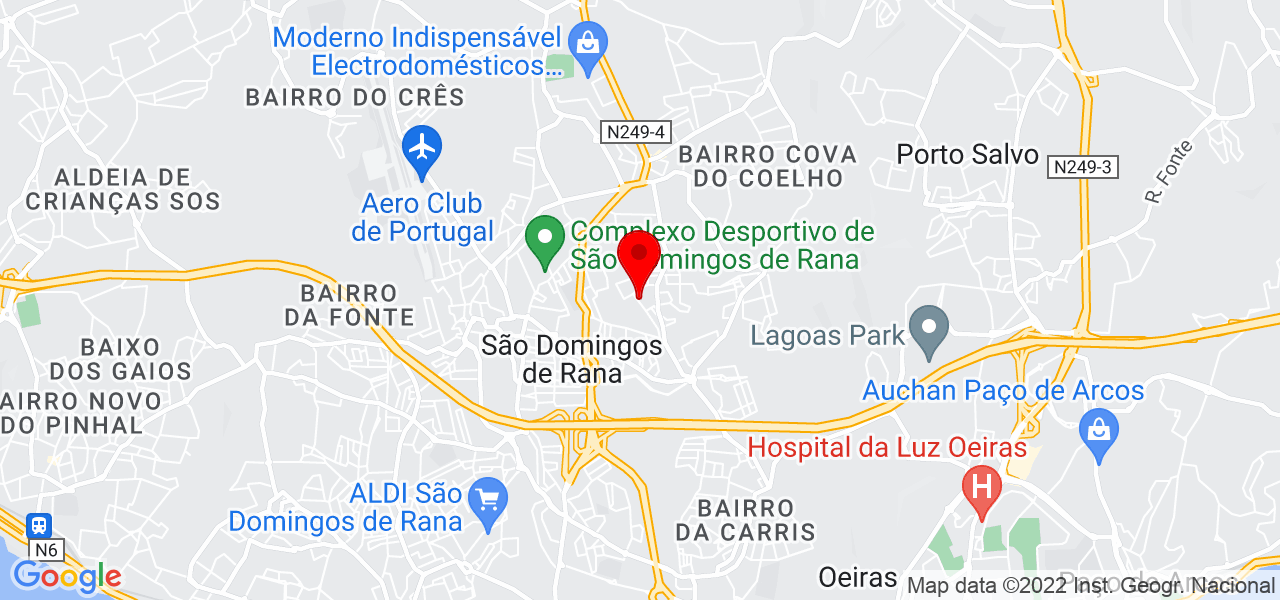 Joaquim Dias - Lisboa - Cascais - Mapa