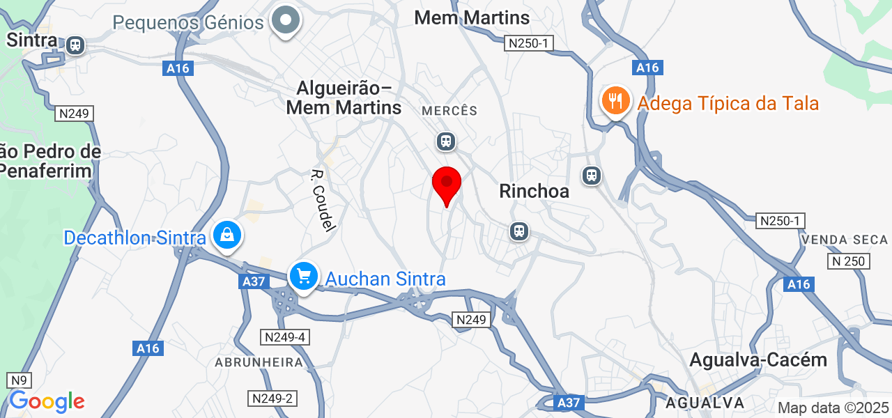 Jr-Informática - Lisboa - Sintra - Mapa