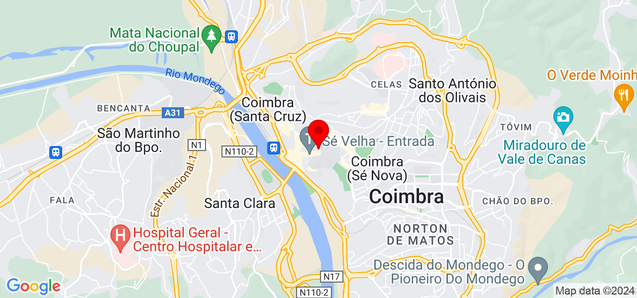 Marcos Clutch - Coimbra - Coimbra - Mapa