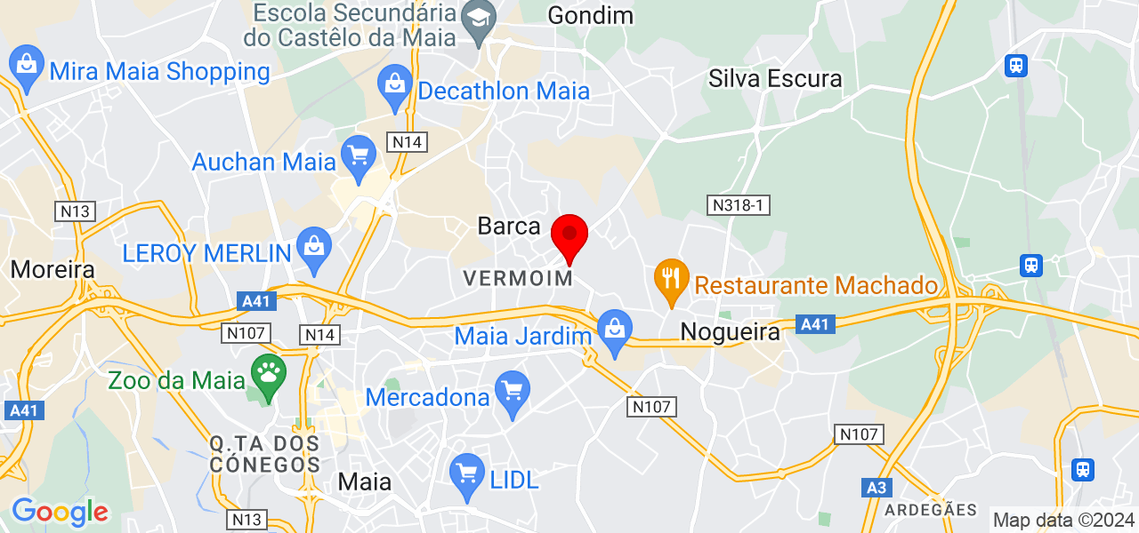 Delfina Antunes - Porto - Maia - Map
