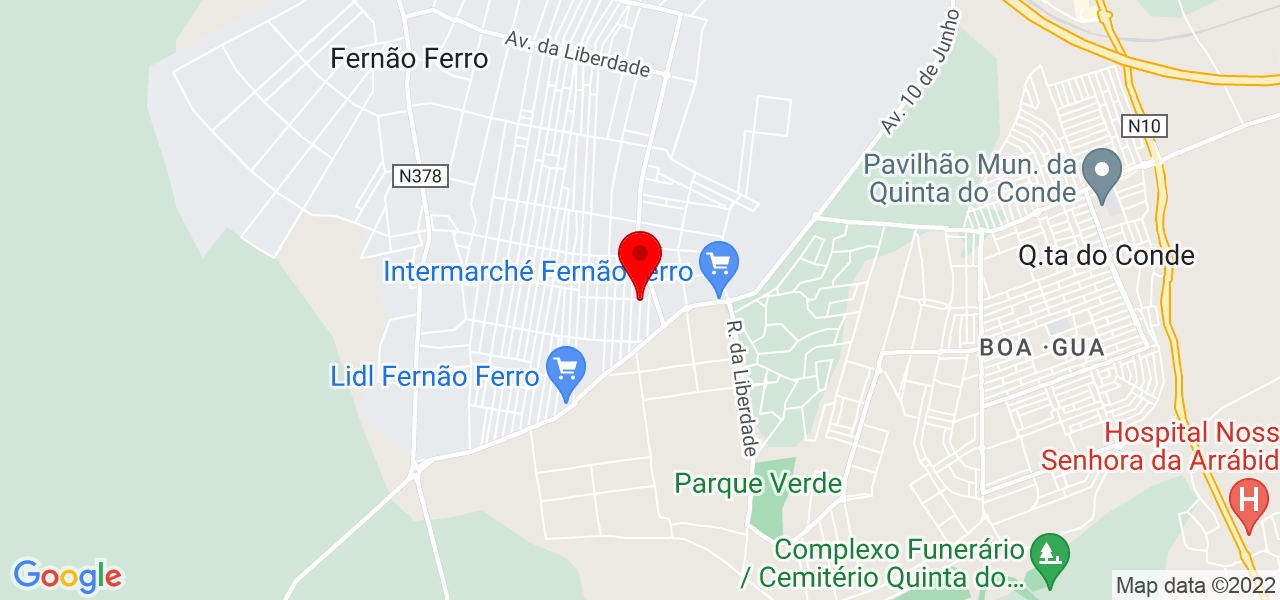 R & B - Setúbal - Seixal - Mapa
