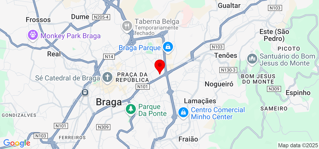 FunkyFriends Brassband - Braga - Braga - Mapa