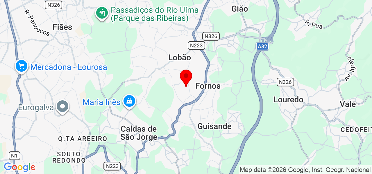 Eduardo construções - Aveiro - Santa Maria da Feira - Mapa