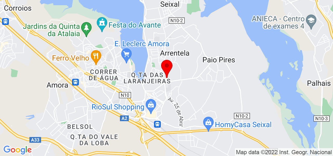 Dj Paposseco - Setúbal - Seixal - Mapa