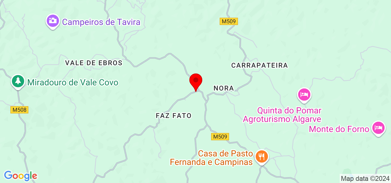 Olímpia Lourenço - Faro - Tavira - Mapa