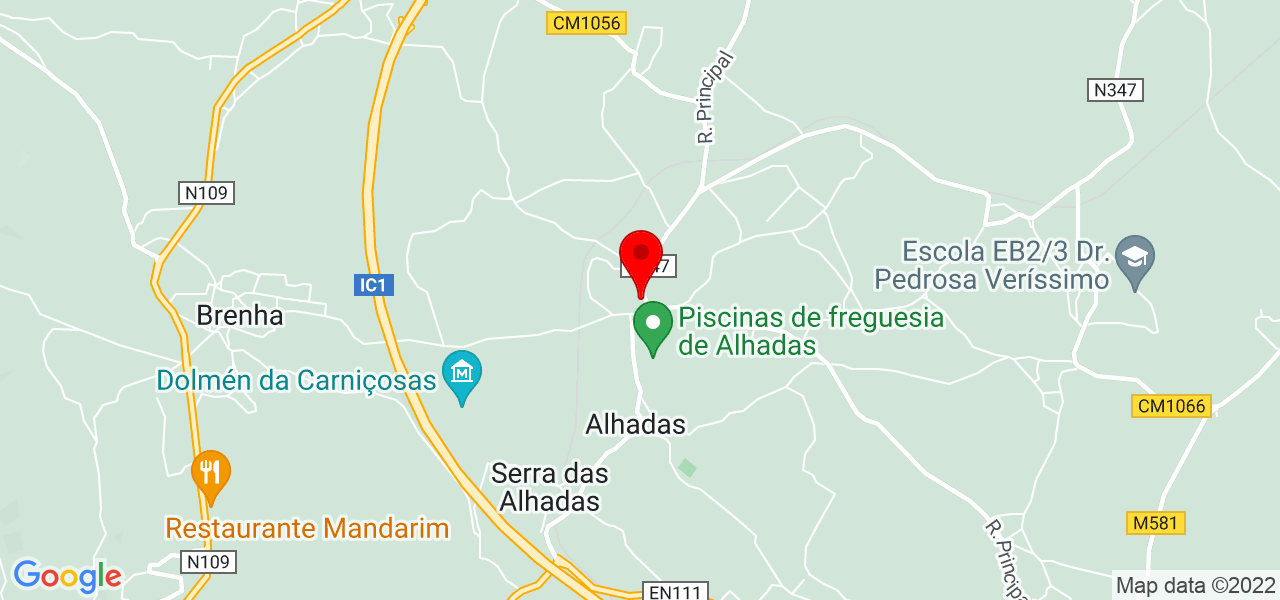 Equil&iacute;brio 🐕&zwj;🦺 Pet sitting - Coimbra - Figueira da Foz - Mapa