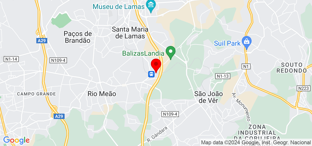 Ma&iacute;sa Mogas - Aveiro - Santa Maria da Feira - Mapa