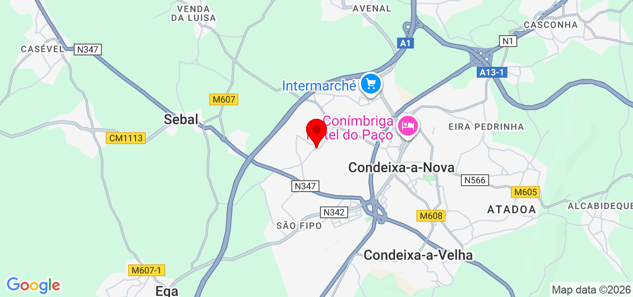 Pedro Couto - Coimbra - Condeixa-a-Nova - Mapa