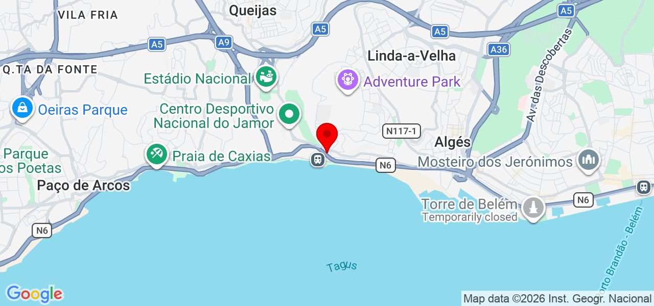 Ana Dias - Lisboa - Oeiras - Karte