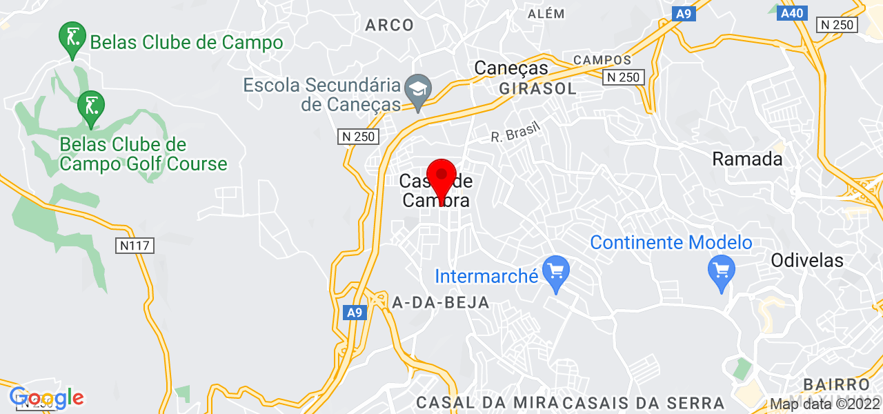 TPLP Remodela&ccedil;&otilde;es Unipessoal lda - Lisboa - Sintra - Mapa